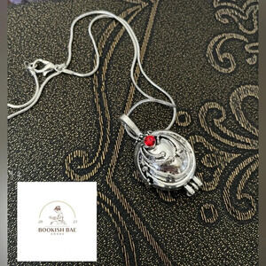 Vampire Diaries Elena Gilbert Necklace Pendant‎ with Dried Lavender “vervain”